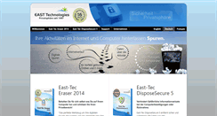 Desktop Screenshot of de.east-tec.com